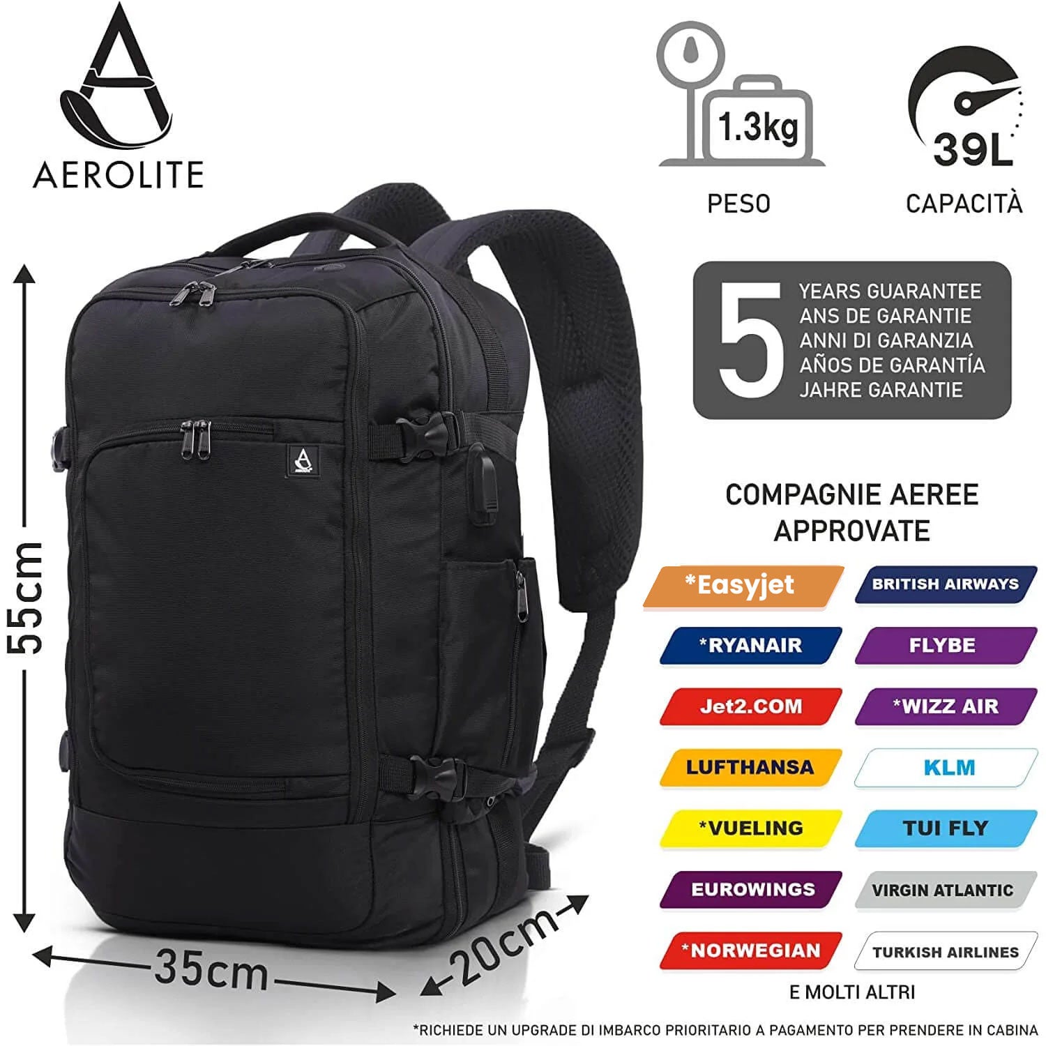 Zaino bagaglio a mano a zaini da viaggio | Acquisti Online su Zaino bagaglio a mano a zaini da viaggio | Acquisti Online su