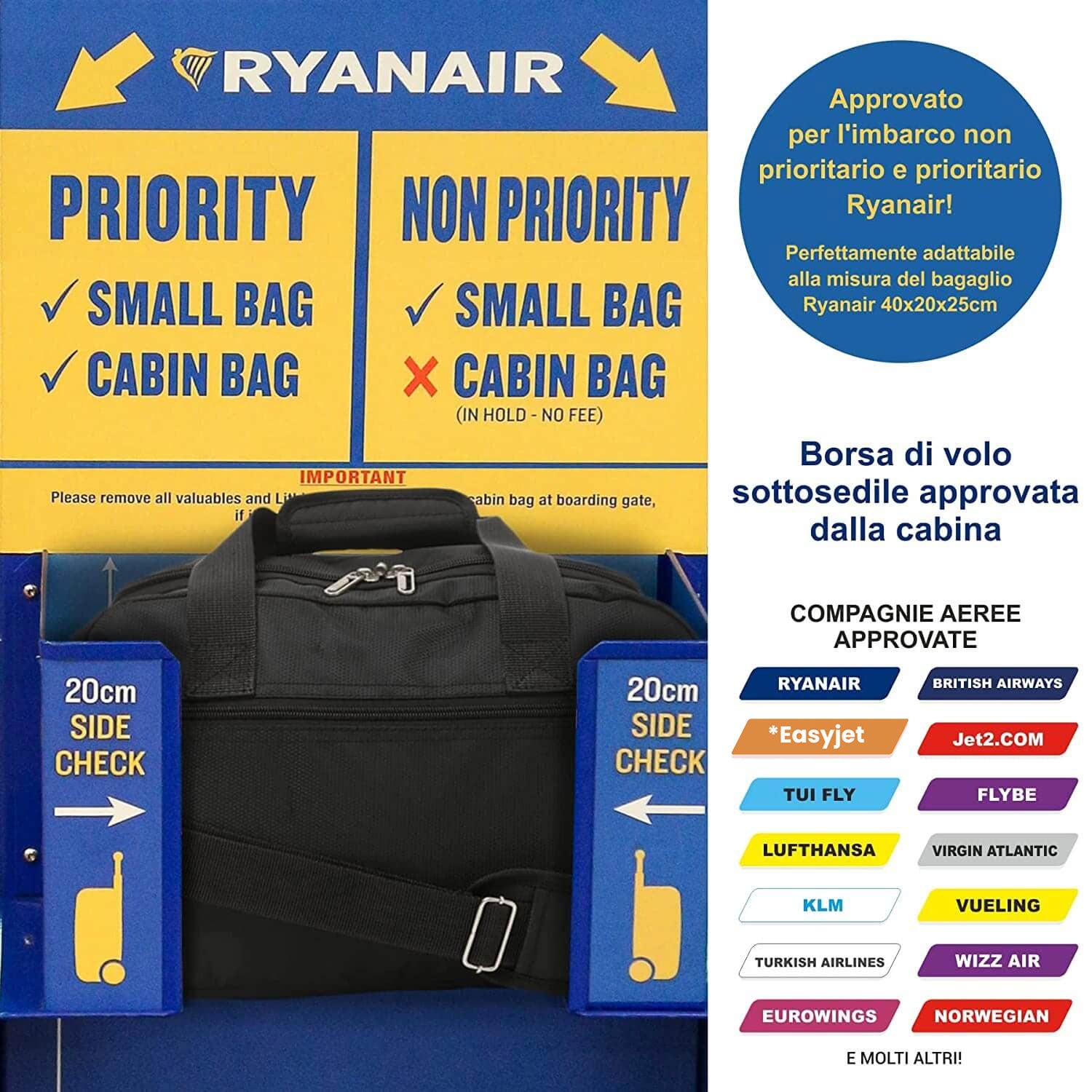 Zaino Bagaglio 10 Kg Stiva Ryanair Zaino Bagaglio In Stiva Da 10