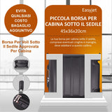 Aerolite Valigia 45x36x20cm Bagaglio A Mano Easyjet Dimensioni Massime borsa Da Cabina Sotto Il Sedile Rigida Ultraleggero in ABS Trolley da Viaggio con 4 Ruote 5 Anni Di Garanzia