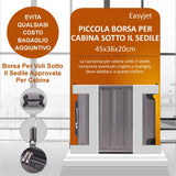 Aerolite Valigia 45x36x20cm Bagaglio A Mano Easyjet Dimensioni Massime borsa Da Cabina Sotto Il Sedile Rigida Ultraleggero in ABS Trolley da Viaggio con 4 Ruote 5 Anni Di Garanzia