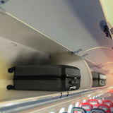 Aerolite trolley bagaglio a mano 55x35x20 cm - Valigia rigida con 4 ruote. Ideale a bordo di ITA Airways Alitalia, Air Europa, Air France, KLM, Transavia e molte altre - Grigio carbone