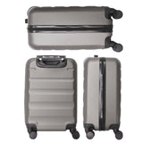 AeroLite™ 55x35x25cm Valigia Bagaglio a Mano Duro con **Lucchetto TSA Integrato**, Bagaglio a Mano Cabina 4 Ruote, Dimensione Max per ITA Airways, Air Europa, Air France, Alitalia, KLM & Transavia, 5 Anni Di Garanzia