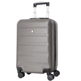 AeroLite™ 55x35x25cm Valigia Bagaglio a Mano Duro con **Lucchetto TSA Integrato**, Bagaglio a Mano Cabina 4 Ruote, Dimensione Max per ITA Airways, Air Europa, Air France, Alitalia, KLM & Transavia, 5 Anni Di Garanzia