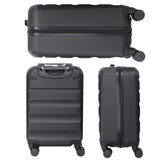 AeroLite™ 55x35x25cm Valigia Bagaglio a Mano Duro con Lucchetto TSA Integrato, Bagaglio a Mano Cabina 4 Ruote, Dimensione Max per ITA Airways, Air Europa, Air France, Alitalia, KLM & Transavia, 5 Anni Di Garanzia