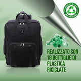 Aerolite Ryanair Zaino di dimensioni massime con piccola custodia rimovibile per il trasporto, ecologico, resistente alla doccia, bagaglio a mano approvato da viaggio, zaino da viaggio con garanzia di