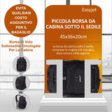 Aerolite Ryanair - Zaino tattico di dimensioni massime, ecologico, resistente alla doccia, bagaglio a mano, campeggio, escursionismo, trekking, 20 l, approvato da viaggio