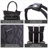 Aerolite Premium Borsa a tracolla trapuntata per laptop da donna, dimensioni massime per Easyjet 45x36x20cm
