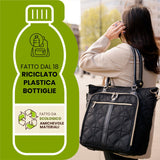 Aerolite Premium Borsa a tracolla trapuntata per laptop da donna, dimensioni massime per Easyjet 45x36x20cm