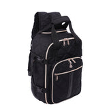 Aerolite Ryanair - Zaino trolley con 2 ruote riciclate, ecologico, approvato con manico estensibile, 40 x 20 x 25 cm, da viaggio, Nero