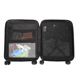 Aerolite M-Lite Premium 56x45x25cm Easyjet Plus Valigia da cabina con porta USB, blocco TSA, ruote silenziose Hinomoto, polipropilene leggero, 15 anni di garanzia