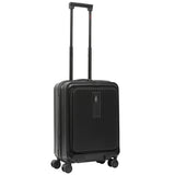 Aerolite M-Lite Smart 21" Cabin Suitcase - Ruote Hinomoto silenziose e scorrevoli con pulsante di frenata, tasca frontale per laptop, polipropilene PP resistente, ricarica USB, chiusura TSA, 55x40x23cm