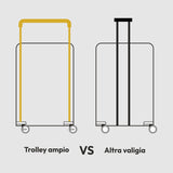 Aerolite M-Lite Trunk - Valigia premium da 77 cm e 100,4 litri di capacità per il check-in, polipropilene PP resistente, blocco TSA, 8+1 ruote silenziose Hinomoto, interni ecologici di lusso, 15 anni di garanzia, fino a 32 kg di peso.