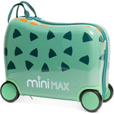 Aerolite MiniMax - Valigia da viaggio per bambini, adatta per bagaglio a mano EasyJet da 45 x 36 x 20 cm, con ruote, 29 l