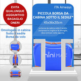 Aerolite MiniMax - Valigia da viaggio per bambini, adatta per bagaglio a mano EasyJet da 45 x 36 x 20 cm, con ruote, 29 l