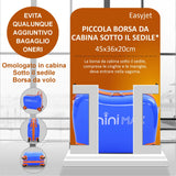 Aerolite MiniMax - Valigia da viaggio per bambini, adatta per bagaglio a mano EasyJet da 45 x 36 x 20 cm, con ruote, 29 l