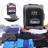 Aerolite Minimax Easyjet & ITA Airways 45x36x20cm Dimensione Massima Del Bagaglio A Mano, Zaino Trolley Sottosedile 30l Con 2 Anni Di Garanzia