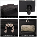 5 Cities British Airways Jet2 & easyJet Plus/Flexi, 56 x 45 x 25 cm, bagaglio a mano, 56 cm, 60 l, nero, nero, valigia