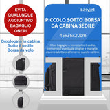 Aerolite 45x36x20cm ITA e Easyjet Dimensione massima Zaino trolley premium con 2 ruote Bagaglio da cabina ecologico riciclato con maniglia estensibile, 10 anni di garanzia