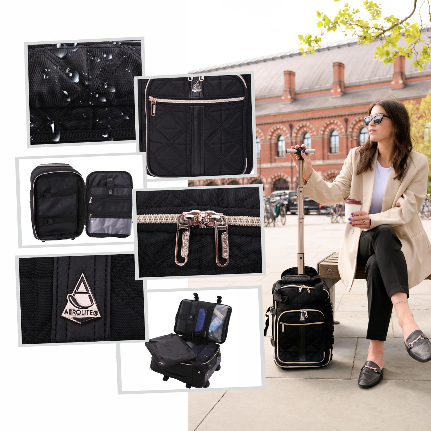 Aerolite Zaino Bagaglio A Mano Aereo Zaino Trolley Aerolite Per