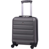 Aerolite Valigia 45x36x20cm Bagaglio A Mano Easyjet Dimensioni Massime borsa Da Cabina Sotto Il Sedile Rigida Ultraleggero in ABS Trolley da Viaggio con 4 Ruote 5 Anni Di Garanzia